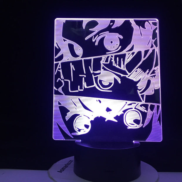 DEMON SLAYER PANEL LED ANIME LAMP DEMON SLAYER KIMETSU NO YAIBA Kid Child Nightlight Bedside Desk Lamp Japanese Led Night Light