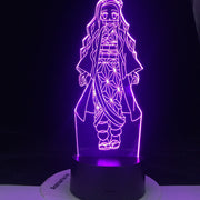 Kimetsu No Yaiba Nezuko Kamado Figure 3d Lamp Demon Slayer Gift 3D Led Night Light for Bedroom Decor Nightlight For Kids Childs