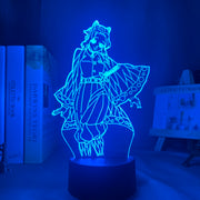 Anime Figure 3D Night Lamp Kimetsu No Yaiba Shinobu Kocho Home Decor Children's Festival Birthday gifts USB link Charging