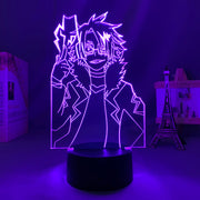 My Hero Academia Denki Kaminari 3D LED Lamp  Anime Figure Bedroom Desk Decoration Small Night Light for Children's Festival Birthday Gifts