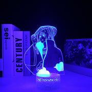 3D Lamp Akatsuki Anime Home Decor Children's Festival Birthday gifts USB Link Charging  Multiple Color Changes With Remote Control