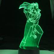 Bleach Yoruichi Shihouin for Home Decoration Nightlight Cool Birthday Gift Acrylic Led Night Lamp Yoruichi Bleach 3d Light Anime