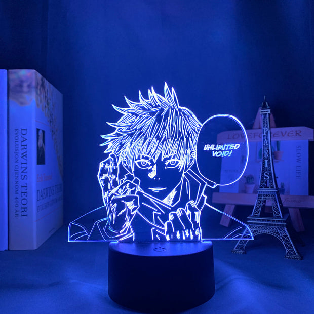 Anime Lamp Jujutsu Kaisen Satoru Gojo Led Night Light for Bedroom Decor Birthday Gift Satoru Gojo Light Jujutsu Kaisen Prize