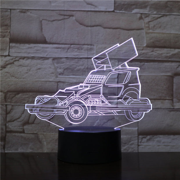 Heavy Truck Car 3D Acrylic Night Light USB Sleep Light Fixture 3AA Battery Power Table Lamp Bedroom Decor Kids BirthdayGift 1970