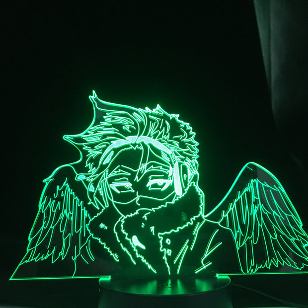 Hawks Lamp Anime for Bedroom Decor Child Kids Birthday Gift Manga Gadget Dropshipping Hawks Led Night Light My Hero Academia