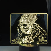 Attack on Titan The Jaw Titan for Bedroom Decor Light Kids Birthday Gift Manga Anime 3d Led Light Night Lamp Dropshipping Best