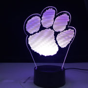 3D LED Lamp Illusion Touch Polar Bear Paw Night Light Auto For Home Bedroom Sleeping Decoration USB Atmosphere Christmas Gifts