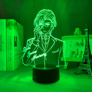Moriarty The Patriot Louis James Moriarty 3D LED Lamp Anime Figure  Bedroom Desk Decoration Small Night Light for Children's Festival Birthday Gifts