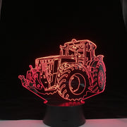 New Tractor Car Kids Room 3D Nightlight Led Night Light Desk LampTouch Sensor Room Lighting Children Holiday Best Home Gift
