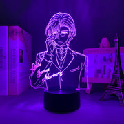 Moriarty The Patriot Louis James Moriarty 3D LED Lamp Anime Figure  Bedroom Desk Decoration Small Night Light for Children's Festival Birthday Gifts