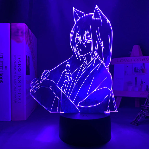Anime Led Light Kamisama Kiss Tomoe Figure for Bedroom Decor Night Light Birthday Gift Room 3d Lamp Manga Kamisama Kiss