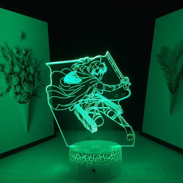 Animation Characters 3D LED Lights Neon Lights Home Room Decoration USB Link Charging