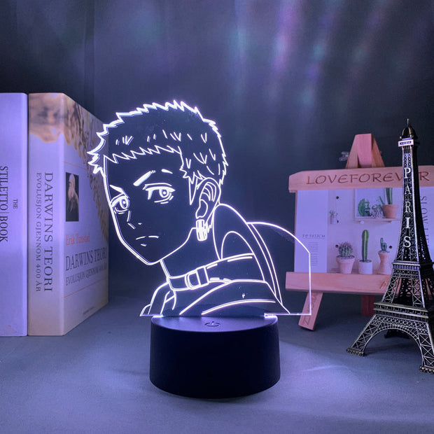 3D LED Lamp Anime Figure High Bedroom Desk Decoration Small Night Light for Children's Festival Birthday Gifts Tokyo Revengers Mitsuya Neon Lights With Remot
