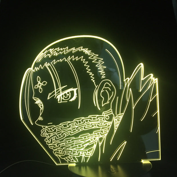 Anime Hunter X Hunter Kulolo Acrylic 3d Lamp for Bedroom Decor Nightlight Birthday Decor Colorful Novelty Lighting Dropshipping