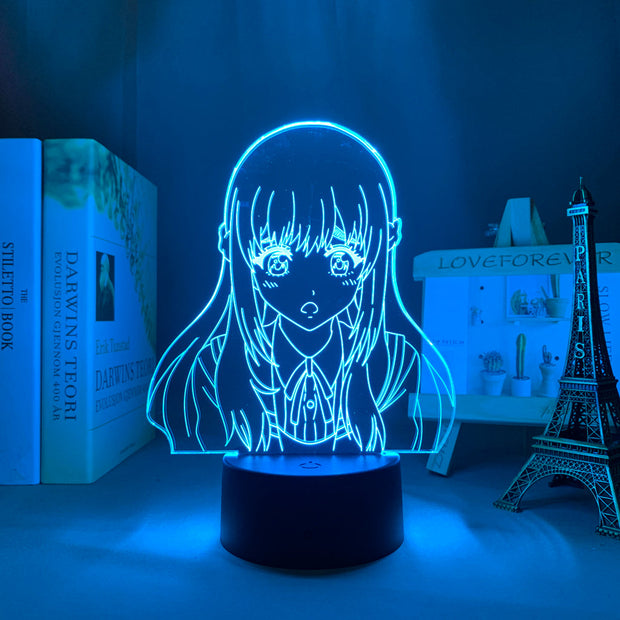 High Rise Invasion Kuon Shinzaki 3D LED Lamp Anime Figure  Bedroom Desk Decoration Small Night Light for Children's Festival Birthday Gifts Neon Lights With Remote