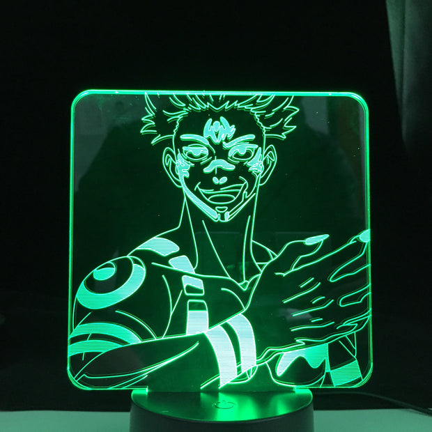Anime Jujutsu Kaisen Ryomen Sukuna 3D Lamp Yuji Itadori Led Night Light for Birthday Gift Lamp Nightlight DropShipping Room Deco