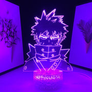 My Hero Academia LED Night Light Figure Series for Kids Gift Child Bedroom Decor Nightlight Color Changing Manga 3D Desk Lamp