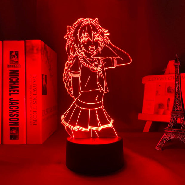 Fate Apocrypha Astolfo Led Night Light for Bedroom Deco Gift Nightlight Anime Waifu Table 3d Lamp Astolfo Fate Apocrypha