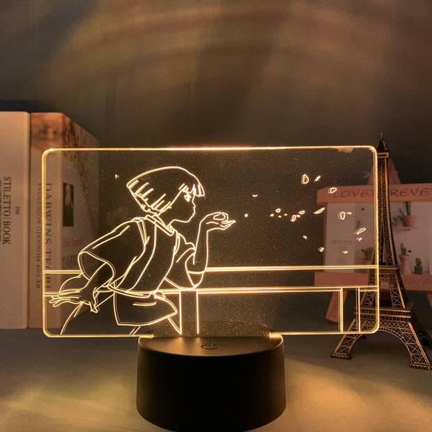 Spirited Away Led Light for Child Bedroom Decoration Night Light Birthday Gift Room Desk Acrylic 3d Lamp Spirited Away