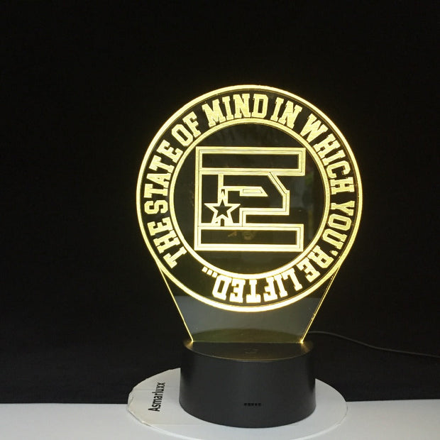 The State of Mind in which You Relifted RGB LED Lights Table Lamp Night Lights New Year Decoration Baby Sleeping Gift 3266