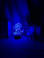 Anime Demon Slayer Tsuyuri Kanawo Figure Led Night Light for Girls Room Decor Nightlight Kimetsu No Yaiba Gift Table 3d Lamp