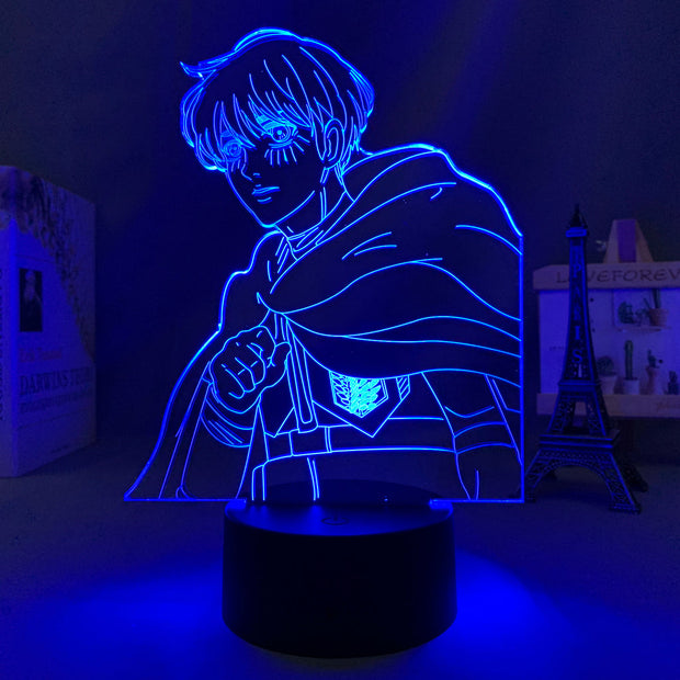 Anime Lamp Attack on Titan 4 Armin Arlert Figure for Bedroom Decor Night Light Kids Birthday Gift Shingeki No Kyojin 3d Light