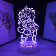 My Hero Academia LED Night Light Figure Series for Kids Gift Child Bedroom Decor Nightlight Color Changing Manga 3D Desk Lamp