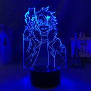 My Hero Academia Denki Kaminari 3D LED Lamp  Anime Figure Bedroom Desk Decoration Small Night Light for Children's Festival Birthday Gifts