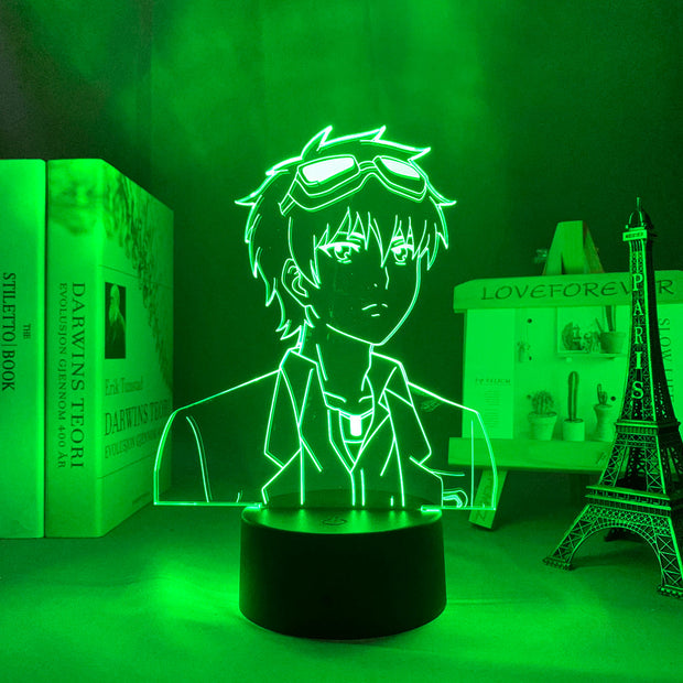 High Rise Invasion Rika Honjo Anime Figure 3D LED Night Lamp Home Bedroom Desk Decoration Children's Festival Birthday gifts USB link Charging