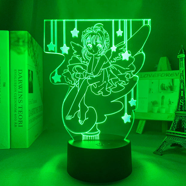 3d Led Light Anime Cardcaptor Sakura for Bedroom Decor Night Light Kids Brithday Gift Manga Room Table 3d Lamp Cardcaptor Sakura