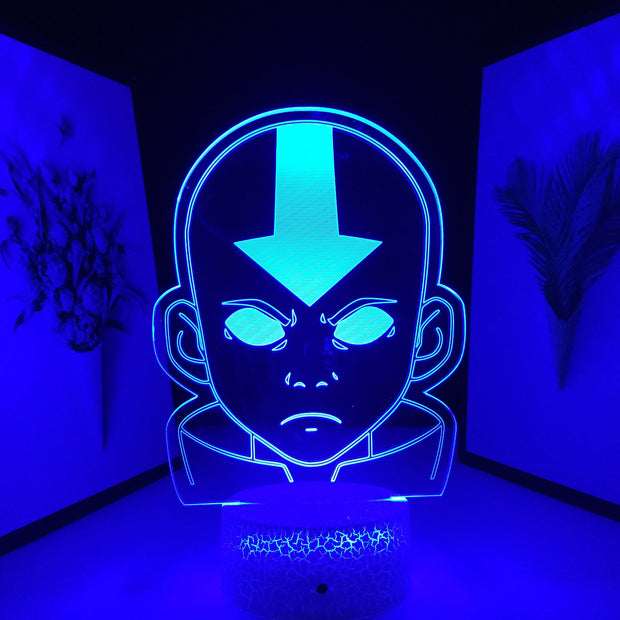 3D LED Light Anime Avatar The Last Airbender Coloful Small Night Light Room Decoration With Remote Control Color Change
