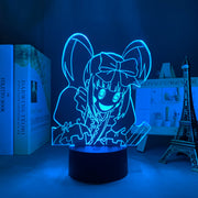 3D LED Lamp Anime Figure  High Rise Invasion Enis Bedroom Desk Decoration Small Night Light for Children's Festival Birthday Gifts Neon Lights With Remote