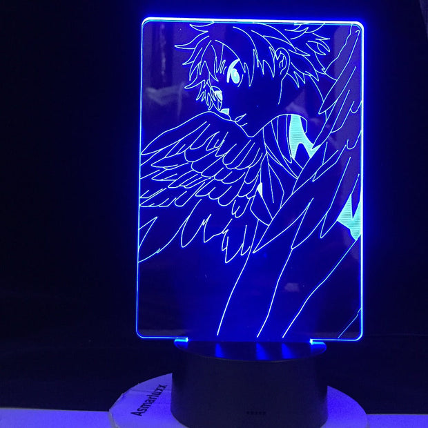 HINATA WINGED SPIKE LED ANIME LAMP HAIKYUU Kid Child Nightlight Bedside Desk Lamp Japanese Led Night Light Dropship Service