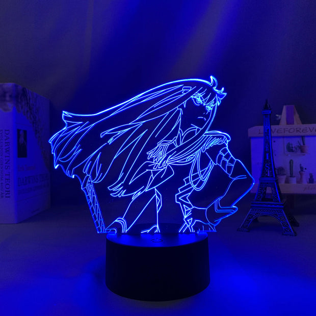 3D LED Lamp Kill La Kill Satsuki  Anime Figure Bedroom Desk Decoration Small Night Light for Children's Festival Birthday Gifts