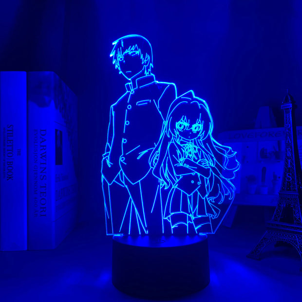 Toradora Led Light for Room Decoration Manga Night Light Birthday Gift Kids Bedroom Decor Table 3d Lamp Anime TIGER DRAGON