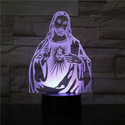 Jesus Figure 7 Colors Change Night Lamp 3D LED Table Light for Bedroom Sleeping Lamp Home Decor Art Decor Dropshipping 3232