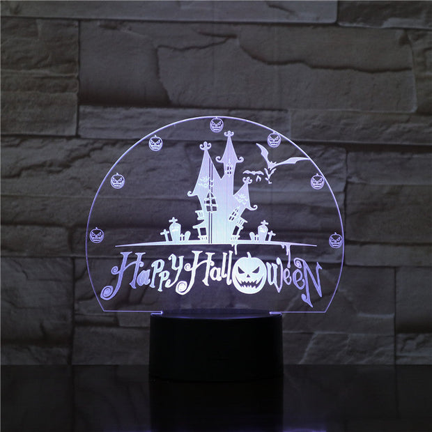 3D Lamp Halloween Festival Best Present for Children Dropshipping 2019 Visual Light Effect Awesome Decor Night Light Lamp 1761