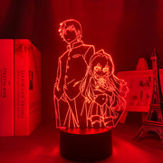 Toradora Led Light for Room Decoration Manga Night Light Birthday Gift Kids Bedroom Decor Table 3d Lamp Anime TIGER DRAGON