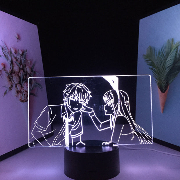 Anime Figure 3D Lamp Mai Sakurajima Nightlight for Kids Birthday Gift Bedroom Decor Night Light Bunny Girl Manga LED Light