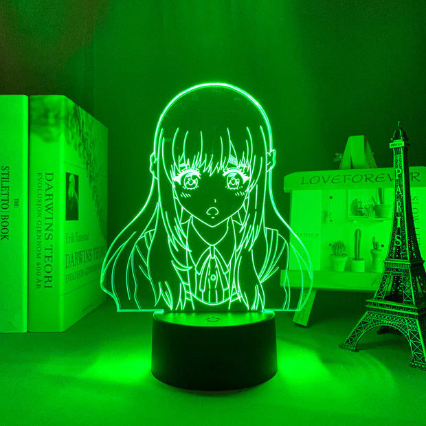 High Rise Invasion Kuon Shinzaki 3D LED Lamp Anime Figure  Bedroom Desk Decoration Small Night Light for Children's Festival Birthday Gifts Neon Lights With Remote