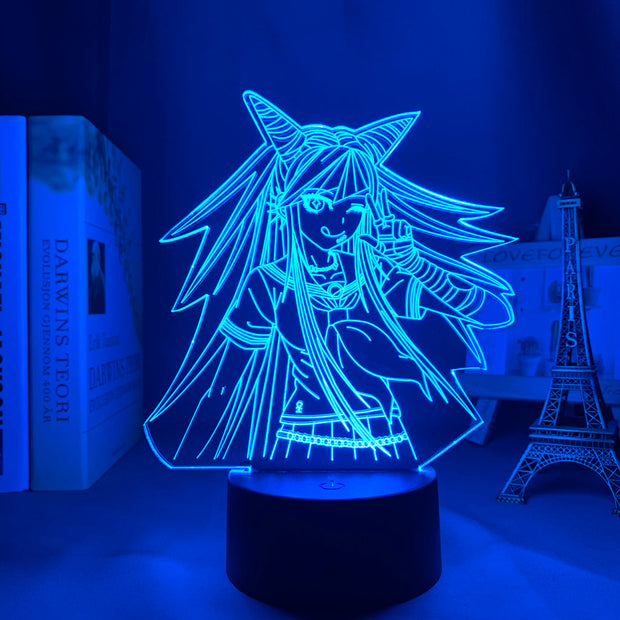 Danganronpa Led Night Light Ibuki Mioda Lamp for Bedroom Decor Kids Gift Danganronpa Acrylic 3d Lamp Ibuki Mioda