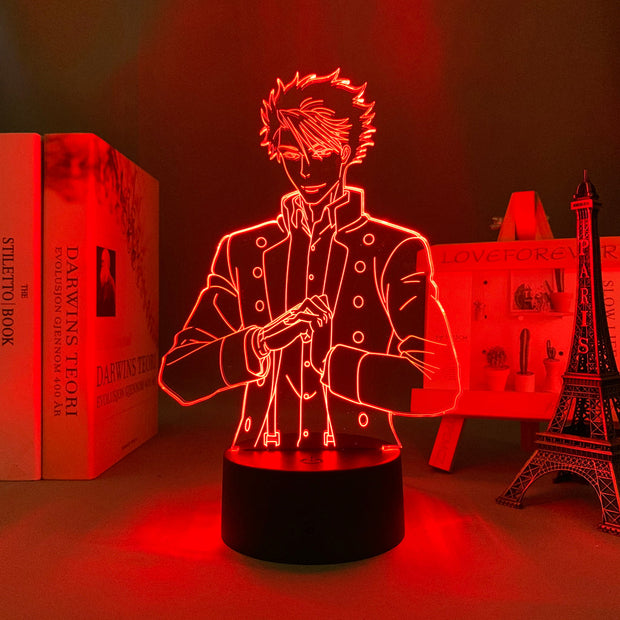3D LED Lamp Anime Figure  Bedroom Desk Decoration Small Night Light for Children's Festival Birthday Gifts Moriarty The Patriot Sebastian Moran