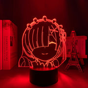 3d Anime Lamp Re Zero Starting Life In Another World LED Night Light for Room Decor Nightlight Gift Re Zero Rem Light