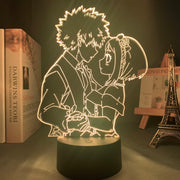 Anime 3d Led Night Light My Hero Academia for Bedroom Decor Birthday Gift Manga Gadget My Hero Academia Katsuki Bakugo Light