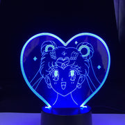 3d Lamp Anime Sailor Moon for Children's Room Decorative Night Light Kids Bithday Gift Manga Sailor Moon Led Light Bedside
