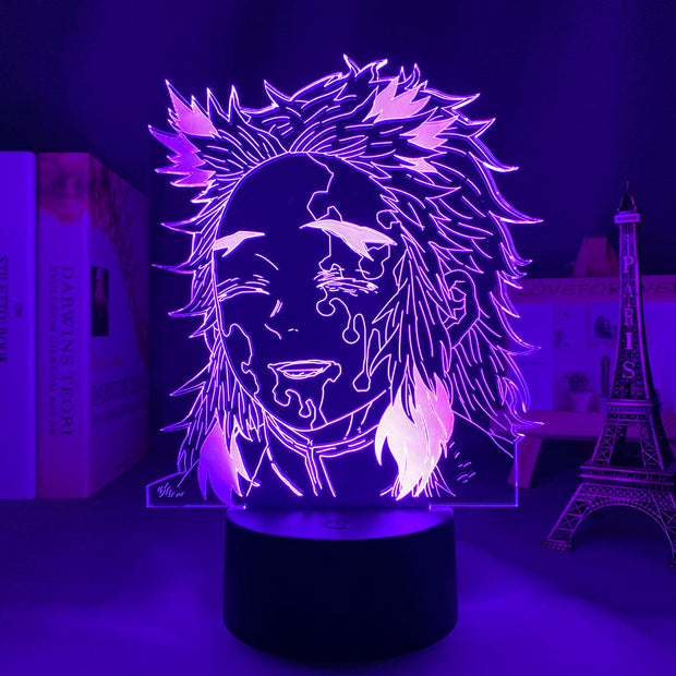 Demon Slayer Anime Home Bedroom Desk Decoration Small Night Light Children's Festival Birthday gifts3D LED Lamp