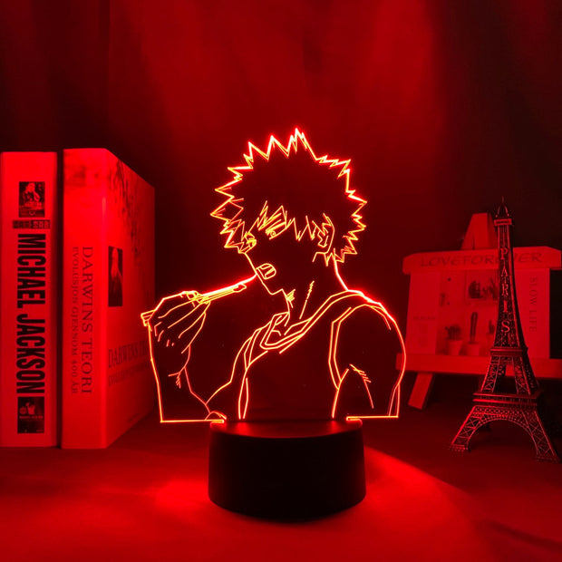 3d Led Night Lamp Bakugo My Hero Academia for Room Decor Birthday Gift Manga Gadget My Hero Academia Katsuki Bakugo Light Anime