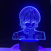 Kurapika Figure Acrylic Night Light Anime Gift Hunter X Hunter Lamp for Kid Bedroom Decor Lighting Childrens Room Nightlight