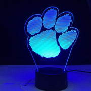 3D LED Lamp Illusion Touch Polar Bear Paw Night Light Auto For Home Bedroom Sleeping Decoration USB Atmosphere Christmas Gifts