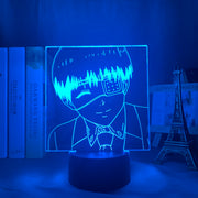 3d Lamp Anime Tokyo Ghoul Ken Kaneki Light for Kids Bedroom Decor Night Light Birthday Gift Manga Gadget Tokyo Ghoul Lamp Kaneki